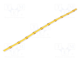 COB LED tape; yellow; LED/m: 320; 8mm; IP20; 180°; 8W/m; Thk: 2.8mm