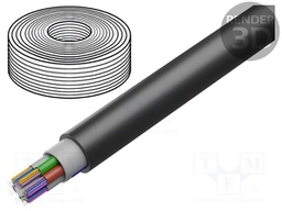 Wire: fiber-optic; Kind: BiTfiber Z-XOTKtsd; 11.5mm; Colour: black