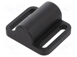 Locator; for spring latches; W: 46mm; Mat: zinc alloy; Øhole: 8mm