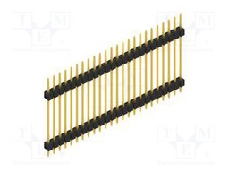 Connector: pin strips; pin header; male; PIN: 24; 2.54mm; THT; 1x24