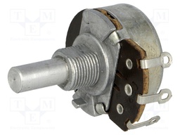 Potentiometer: shaft; single turn; 1MΩ; 500mW; ±20%; soldered; 6mm