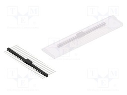 Connector: pin strips; pin header; male; PIN: 25; 2.54mm; SMT; 1x25
