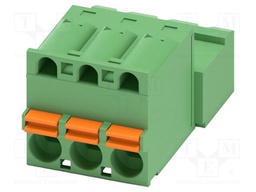 PCB connector, nominal cross section: 2.5 mm?, color: green,