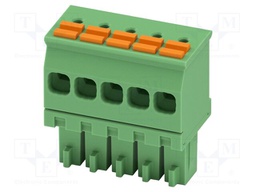 PCB connector, nominal cross section: 1.5 mm2, color: green,