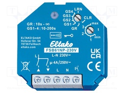 Blinds controller; EnOcean; plaster embedded; 230VAC; NO + NO