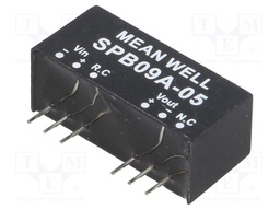 Converter: DC/DC; 9W; Uin: 9÷18V; 5VDC; Iout: 0÷1600mA; SIP8; 5g