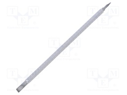Interchangeable blade; slot; Size: 2,0x0,4mm,3,5x0,6mm; 120mm