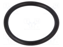 O-ring gasket; NBR; D: 2mm; Øint: 19mm; black; -30÷100°C