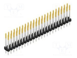 Connector: pin strips; pin header; male; PIN: 46; 2mm; THT; 2x23