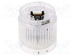 Signaller: lighting; LED; white; 24VDC; IP65; Ø50x50mm; LR5