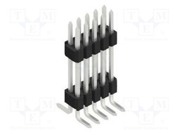 Connector: pin strips; pin header; male; PIN: 10; 1.27mm; SMT; 2x5