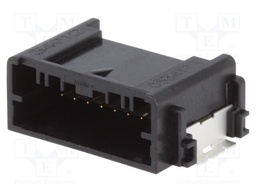 Connector: automotive; Mini50; socket; male; PIN: 8; gold-plated