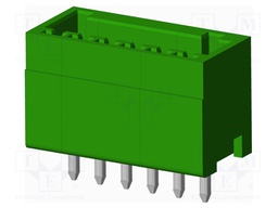 Connector: pluggable terminal block; socket; male; straight; THT