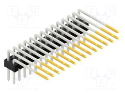 Connector: pin strips; pin header; male; PIN: 28; 2.54mm; THT; 2x14