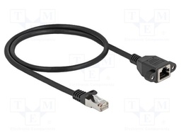 Extender Ethernet; S/FTP; Cat: 6a; RJ45 socket,RJ45 plug; 0.5m