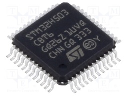 IC: ARM microcontroller; Flash: 128kB; 250MHz; SRAM: 32kB; LQFP48