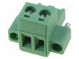 Pluggable terminal block; 5.08mm; ways: 2; straight; plug; female