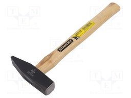 Hammer; 400g; Size: 25mm; carbon steel; wood (hikory)