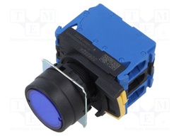 Switch: push-button; 22mm; Stabl.pos: 2; flat; Pos: 2