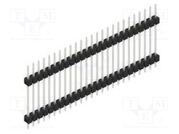 Connector: pin strips; pin header; male; PIN: 25; 2.54mm; THT; 1x25