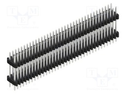 Connector: pin strips; pin header; male; PIN: 72; 1.27mm; THT; 2x36