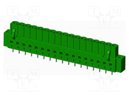 Connector: pluggable terminal block; socket; female; straight