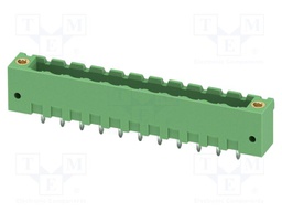 PCB headers, nominal cross section: 2.5 mm?, color: green, n
