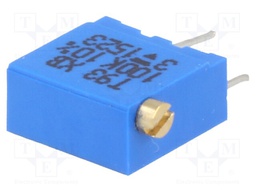 Potentiometer: mounting; multiturn; 100kΩ; 500mW; THT; ±10%; linear