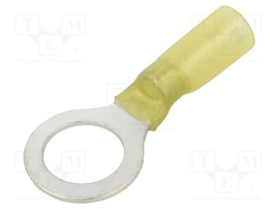 Tip: ring; M12; Ø: 12mm; 4÷6mm2; crimped; for cable; insulated