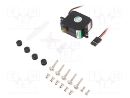 Motor: servo; 4.8÷6VDC; mini; digital; 26g; 31.3x16.3x28.5mm; metal