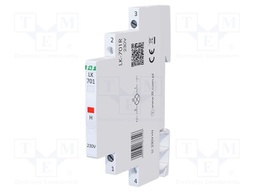 Voltage indicator; 230VAC; IP20; for DIN rail mounting; LK-701