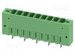 PCB headers, nominal cross section: 6 mm?, color: green, nom