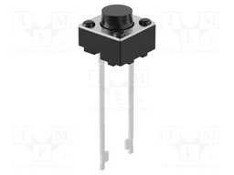 Microswitch TACT; SPST-NO; Pos: 2; 50mA/12VDC; THT; 1.57N; 6x6mm