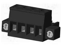 Connector: pluggable terminal block; plug; female; straight; 5mm