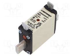 Fuse: fuse; gG; 50A; 500VAC; ceramic,industrial; NH000