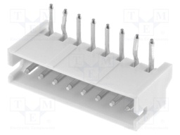 Socket; wire-board; male; ZH; 1.5mm; PIN: 8; THT; 50V; 1A; -25÷85°C