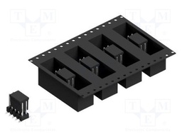 Connector: pin strips; pin header; male; PIN: 10; 2.54mm; SMT; 2x5