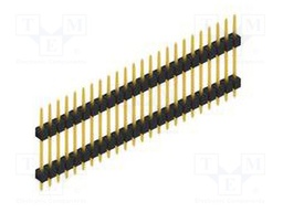 Connector: pin strips; pin header; male; PIN: 24; 2.54mm; THT; 1x24