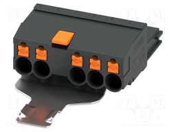 PCB connector, nominal cross section: 4 mm2, color: black, n