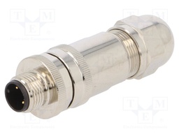 Plug; M12; PIN: 3; male; A code-DeviceNet / CANopen; for cable