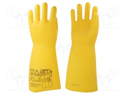 Electrically insulated gloves; Size: 9; 5kV