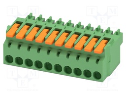 PCB connector, nominal cross section: 1.5 mm2, color: green,