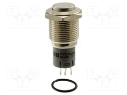 Switch: vandal resistant; Pos: 2; SPDT; 2A/48VDC; IP40; ON-(ON)