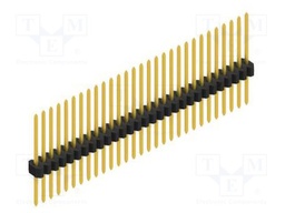 Connector: pin strips; pin header; male; PIN: 29; 1.27mm; THT; 1x29