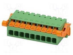 PCB connector, nominal cross section: 2.5 mm2, color: green,
