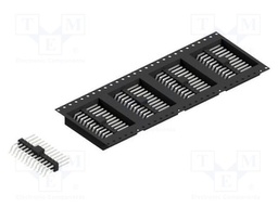 Connector: pin strips; pin header; male; PIN: 24; 2.54mm; SMT; 2x12