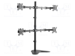 Monitor holder; 8kg; Size: 13"-32"; for four monitors; 460mm