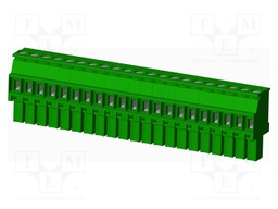 Connector: pluggable terminal block; plug; female; angled 90°