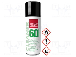 Cleaning agent; CLEANER601; 200ml; spray; can; colourless