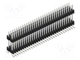 Connector: pin strips; pin header; male; PIN: 62; 1.27mm; SMT; 2x31